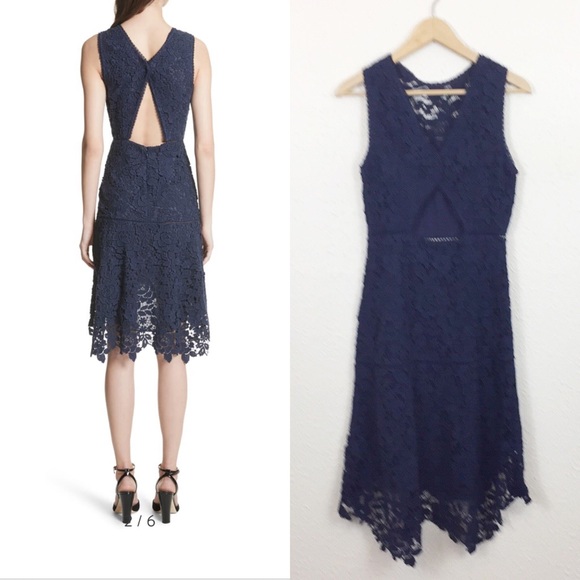 NEW Joie BRIDLEY Navy Dress - Picture 2 of 4